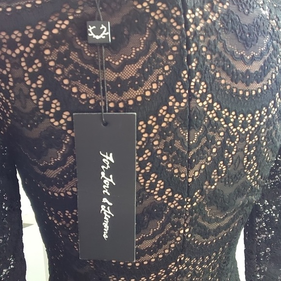 For Love & Lemons Woman's Rosalita Mini Lace Dress Size XS NWT - Picture 6 of 14
